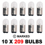 209 R5W OEM Replacement Bulbs (10 PACK)