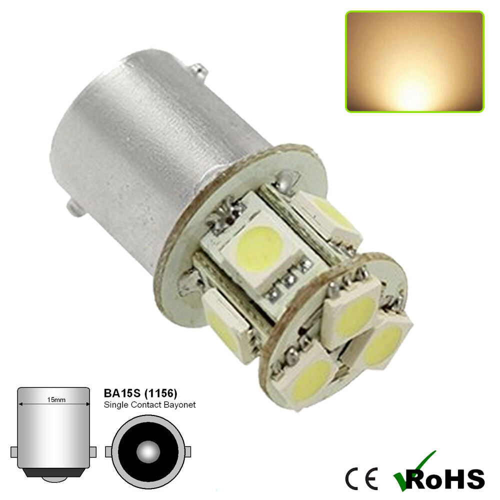 12v 207 BA15s 8 SMD LED Bulb