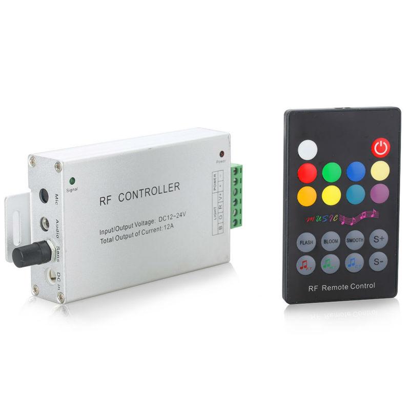 18 Key Music Sensor RF LED RGB Controller