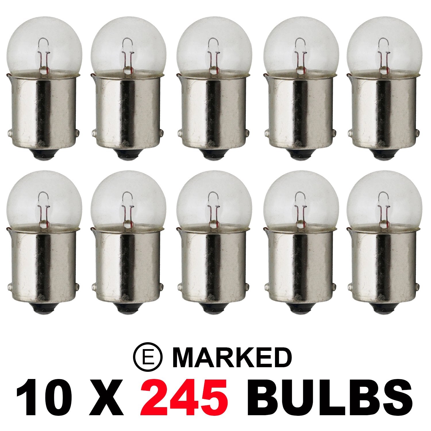 245 R10W OEM Replacement Bulbs (10 PACK)