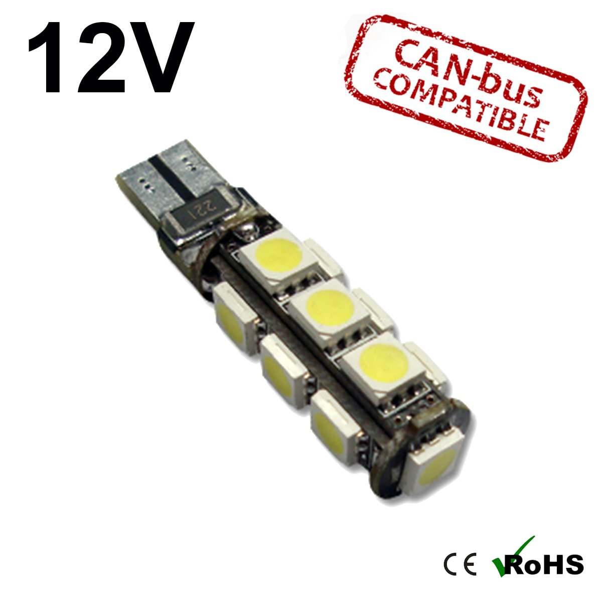 12v 921 955 13 SMD LED Bulb (canbus)