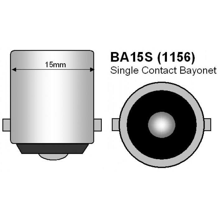 6v BA15s 205 8 SMD LED Bulb