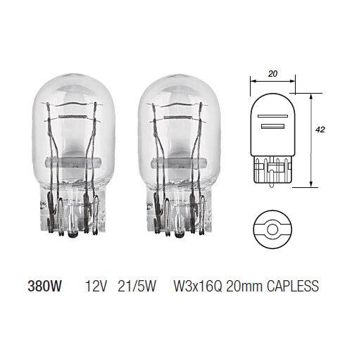 580 W21/5W OEM Replacement Bulbs (10 PACK)