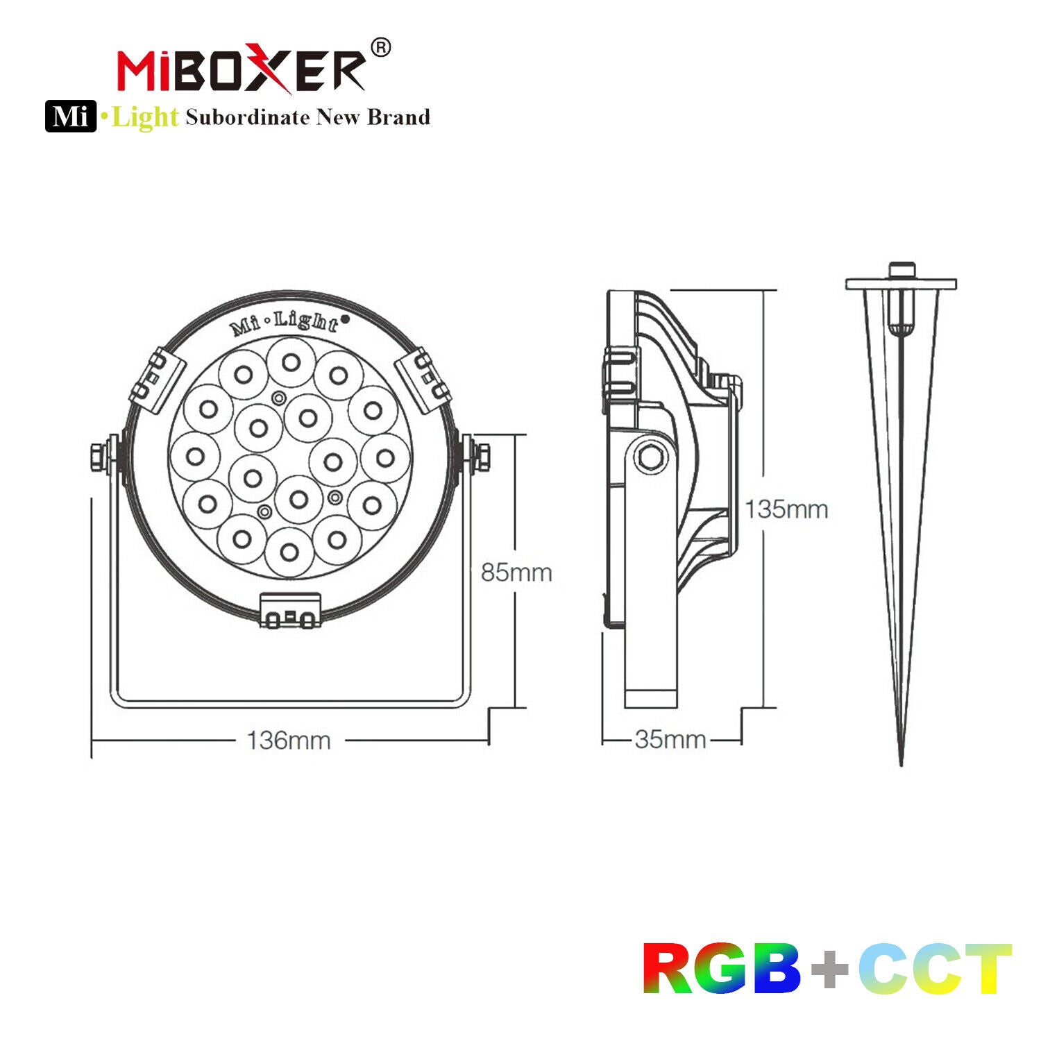 Mi Boxer 9w LED Spike Light - FUTC02