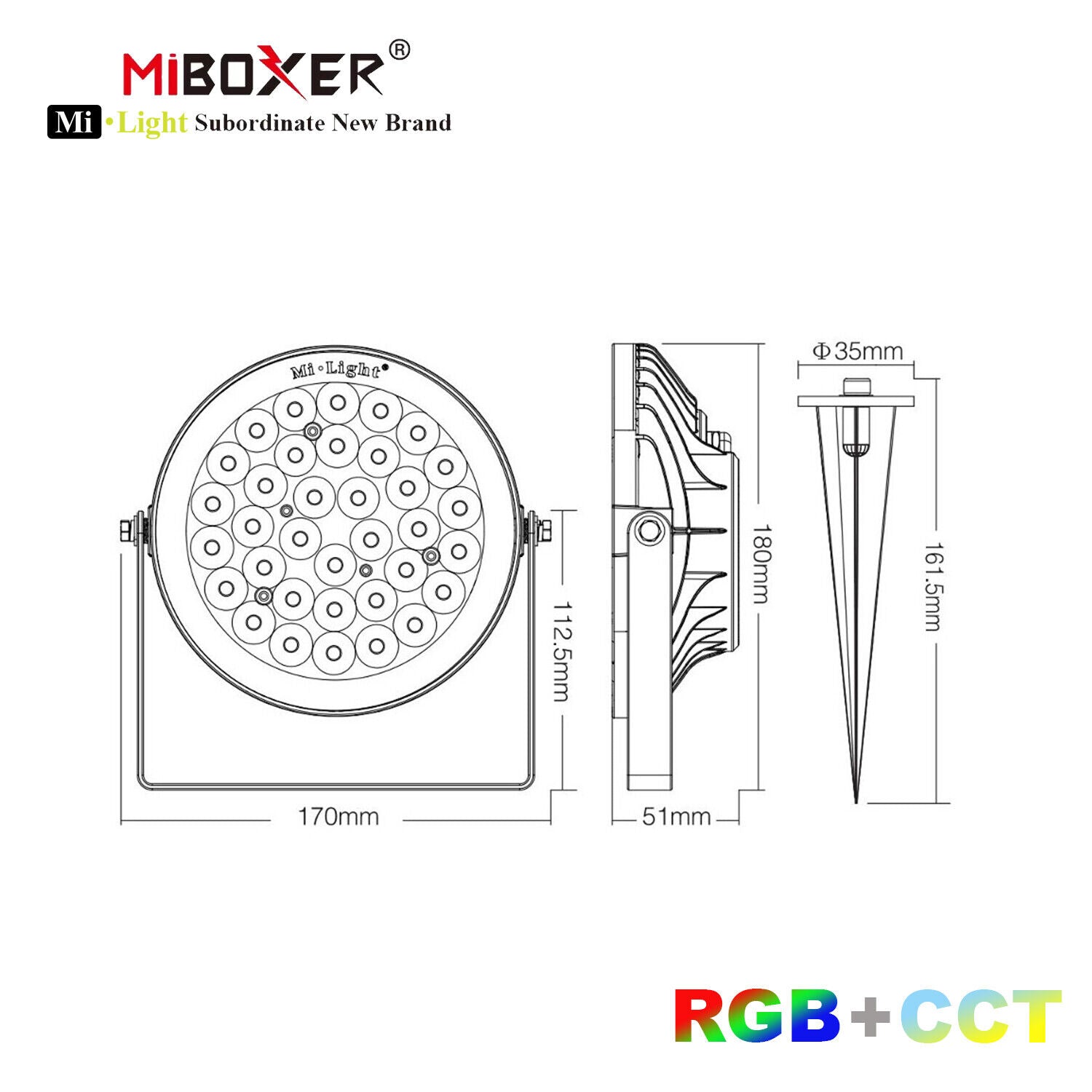 Mi Boxer 15w LED Spike Light - FUTC03