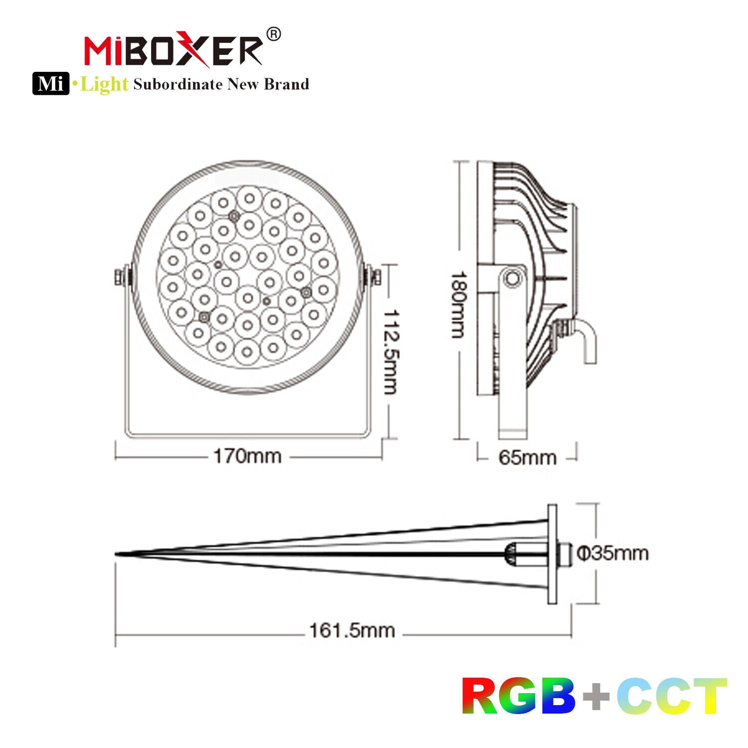 Mi Boxer 25w LED Spike Light - FUTC05