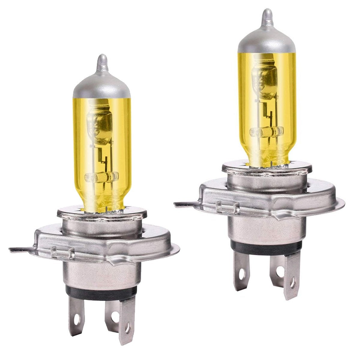 12v H4 472 55/60w Limastar Golden Yellow Halogen Bulbs (PAIR)