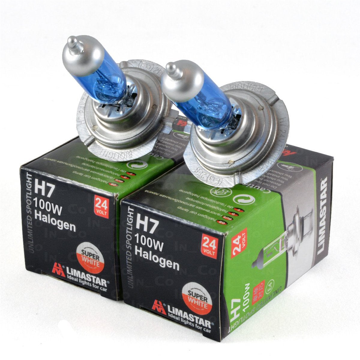 24v H7 100w 474 Limastar Xenon White Halogen Bulbs