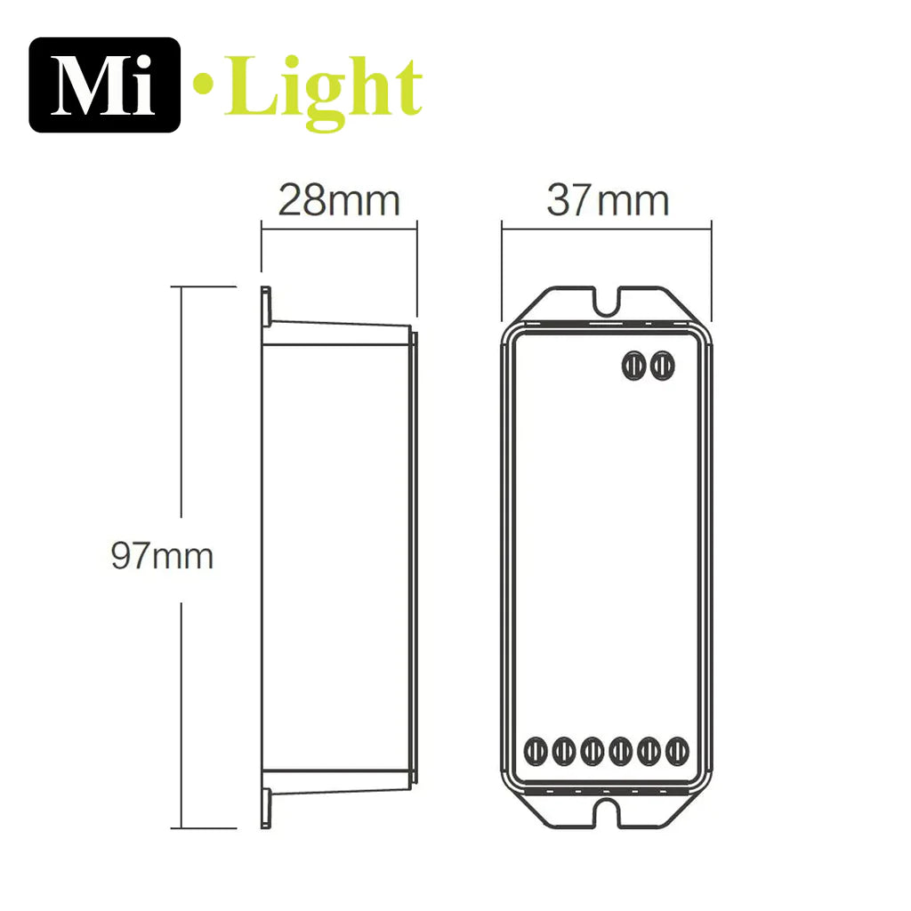 Milight RGB+CCT 2.4G RF RECEIVER FUT045