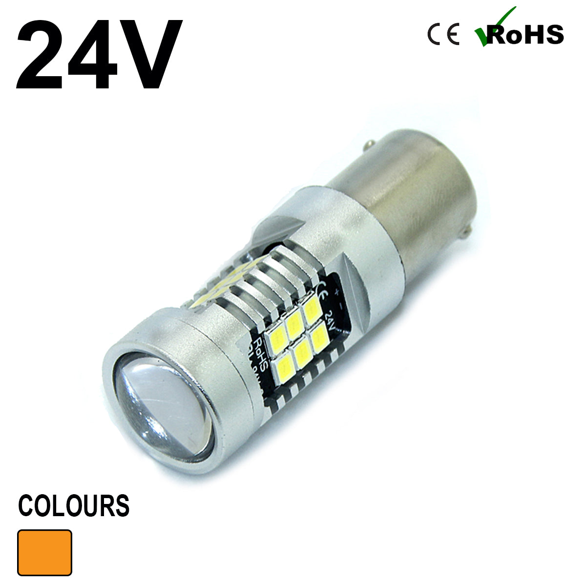 24v 588 BAU15s 21 SMD LED Bulb