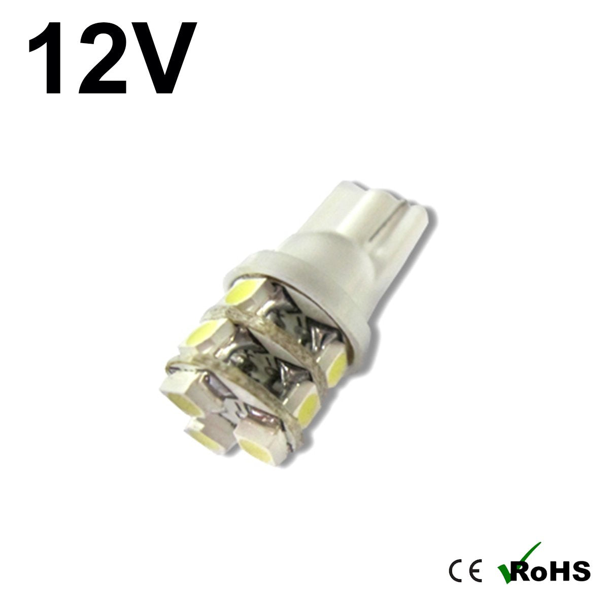 12v 501 Tripple 9 SMD LED Bulb