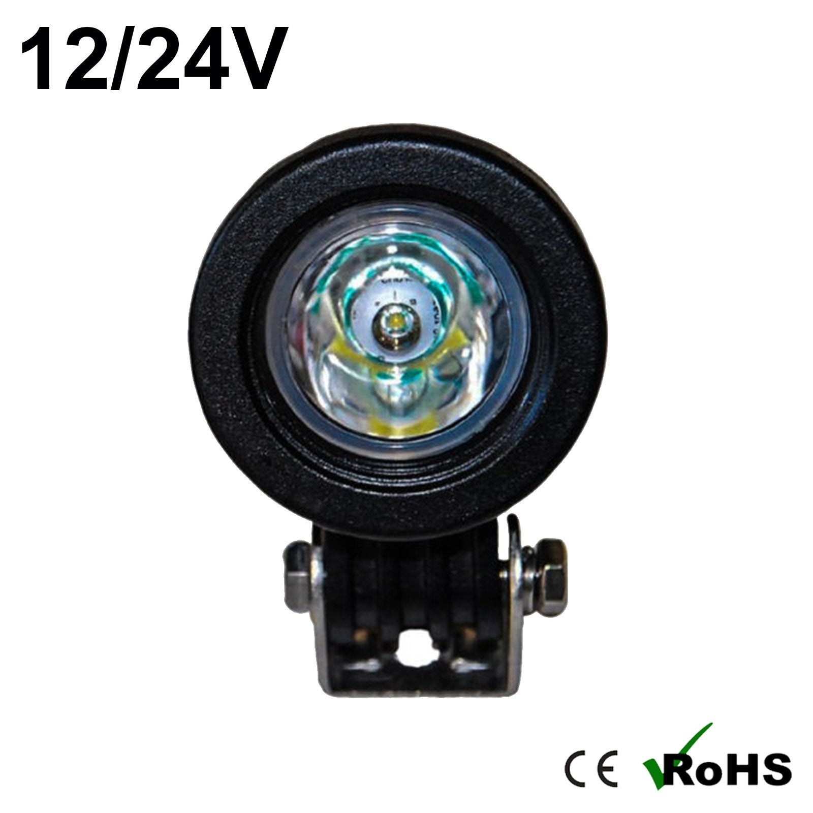 10w Round Cree LED Work Light Spot / Flood