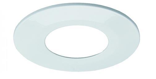 White / Nickel Cast GU10 Fixed Downlight