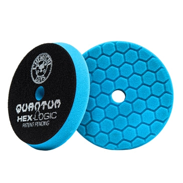 5.5" Hex Logic Quantum Light Cleaning, Glazes & Gloss Pad Blue