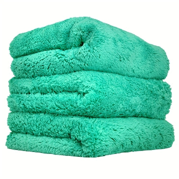 Chemical Guys Happy Ending Edgeless Microfibre Towel 3 Pack GREEN (16x16")